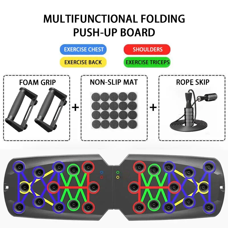 Multi-Function Push-Up Board for Home Workouts