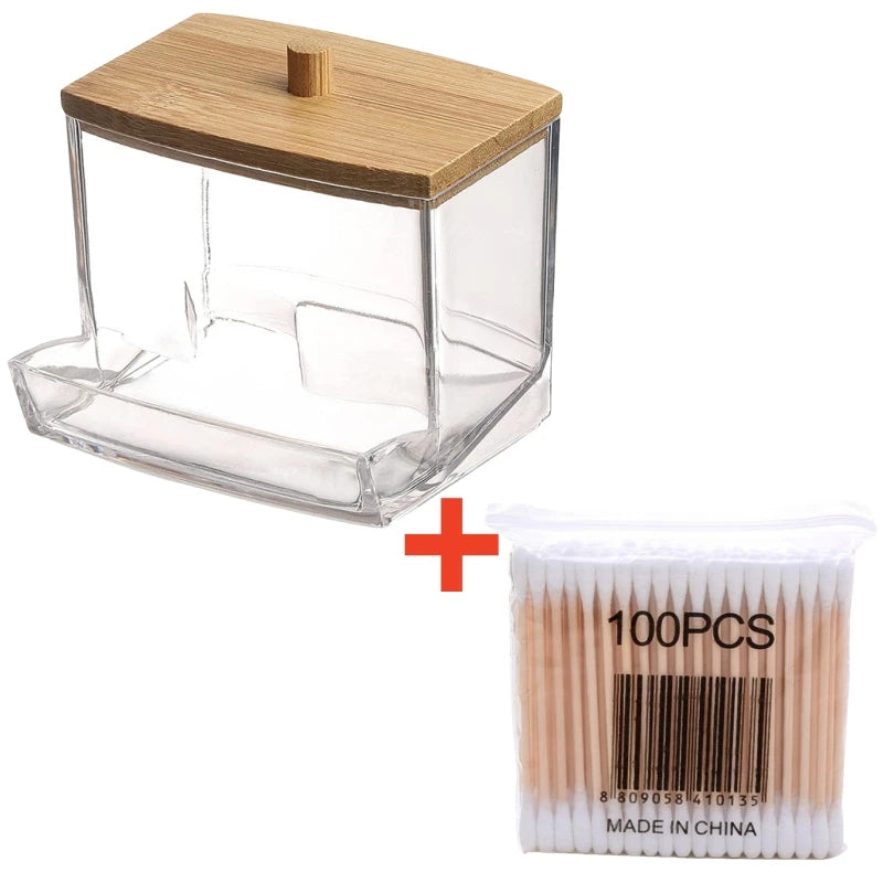 Cotton Swab & Toothpick Storage Box