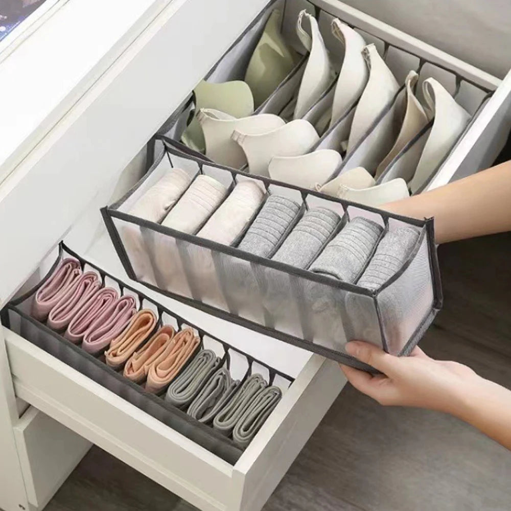 Multi-Grid Underwear Storage Organizer