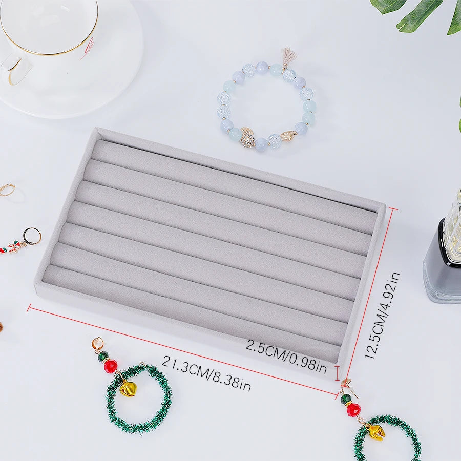 Flocking Jewelry Storage Tray