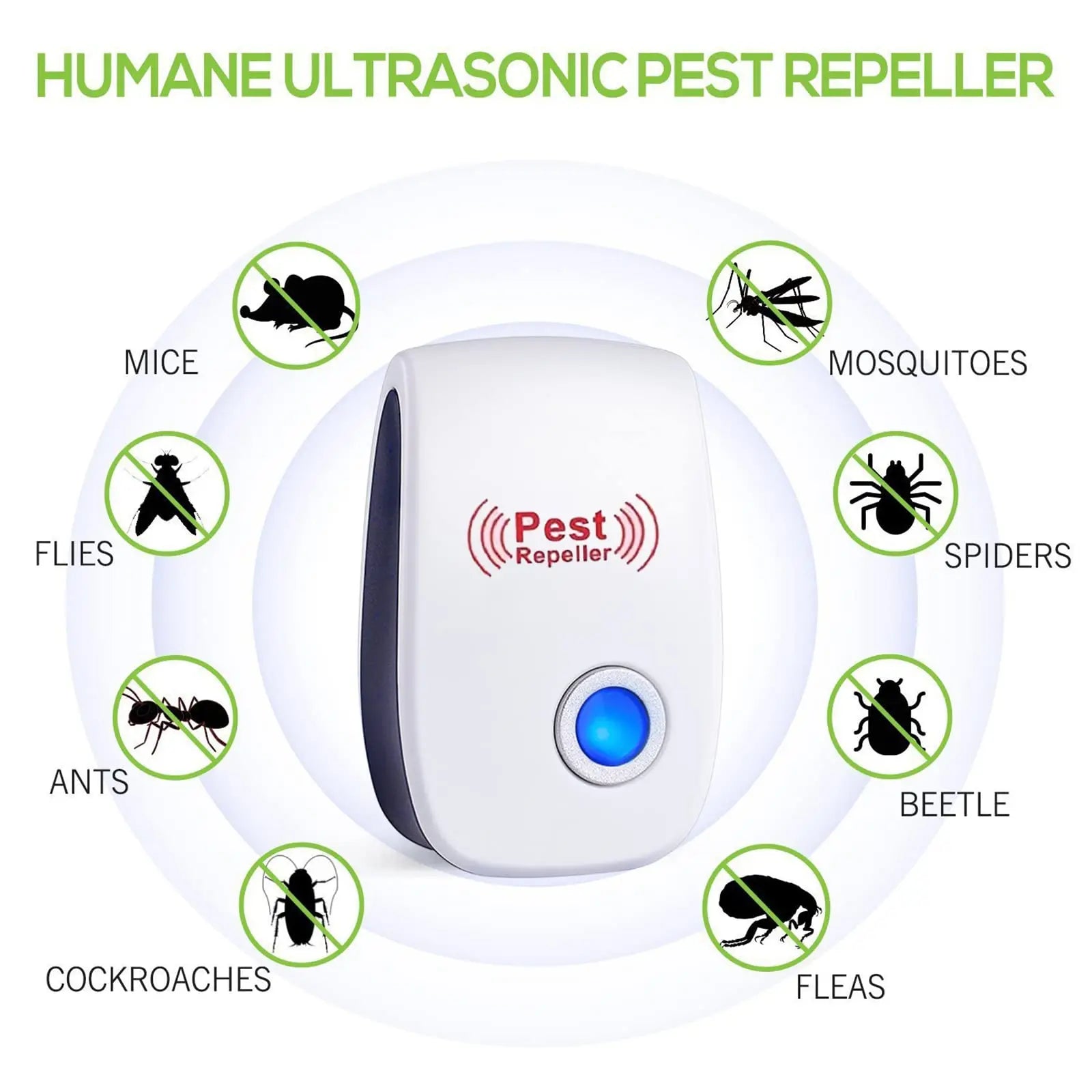 Ultrasonic Insect and Rodent Repeller