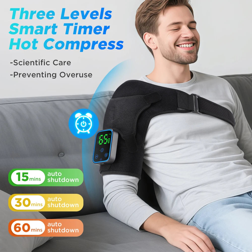 Heated Shoulder Massager with App Control