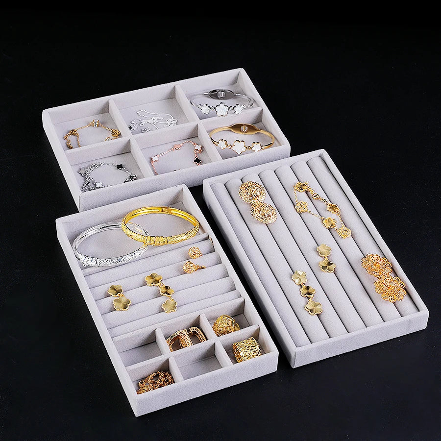 Flocking Jewelry Storage Tray