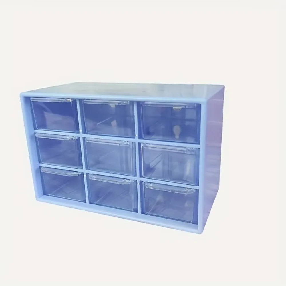 Dustproof Desktop Drawer Organizer with 9 Compartments