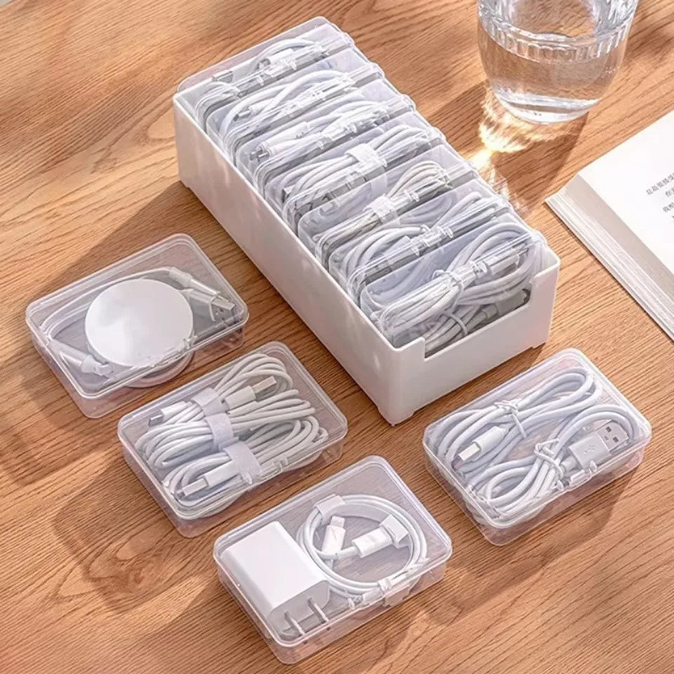 Desk Cable Organizer & Storage Box Set