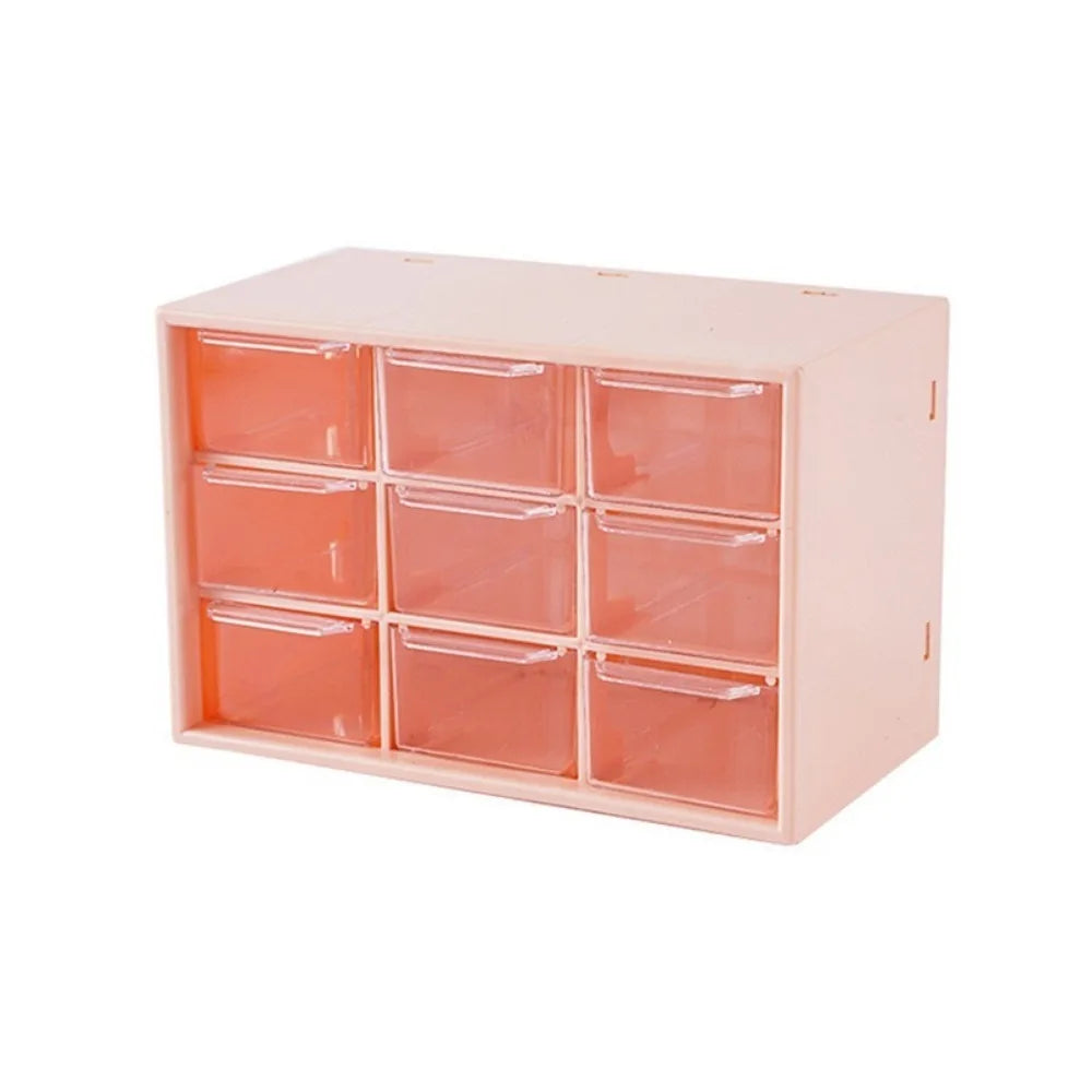 Dustproof Desktop Drawer Organizer with 9 Compartments