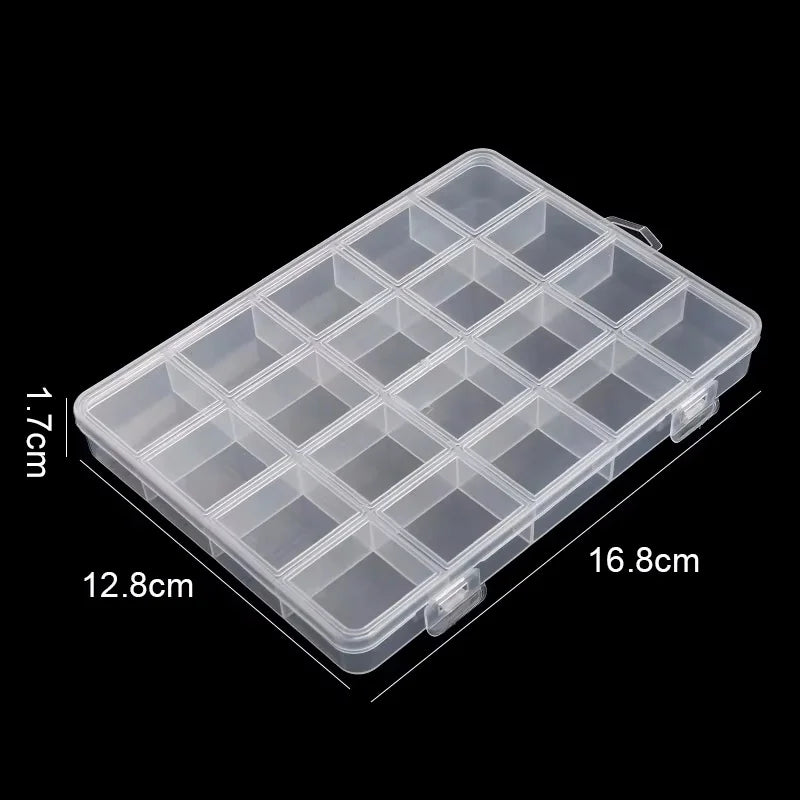 28-Compartment Bead & Jewelry Organizer Box