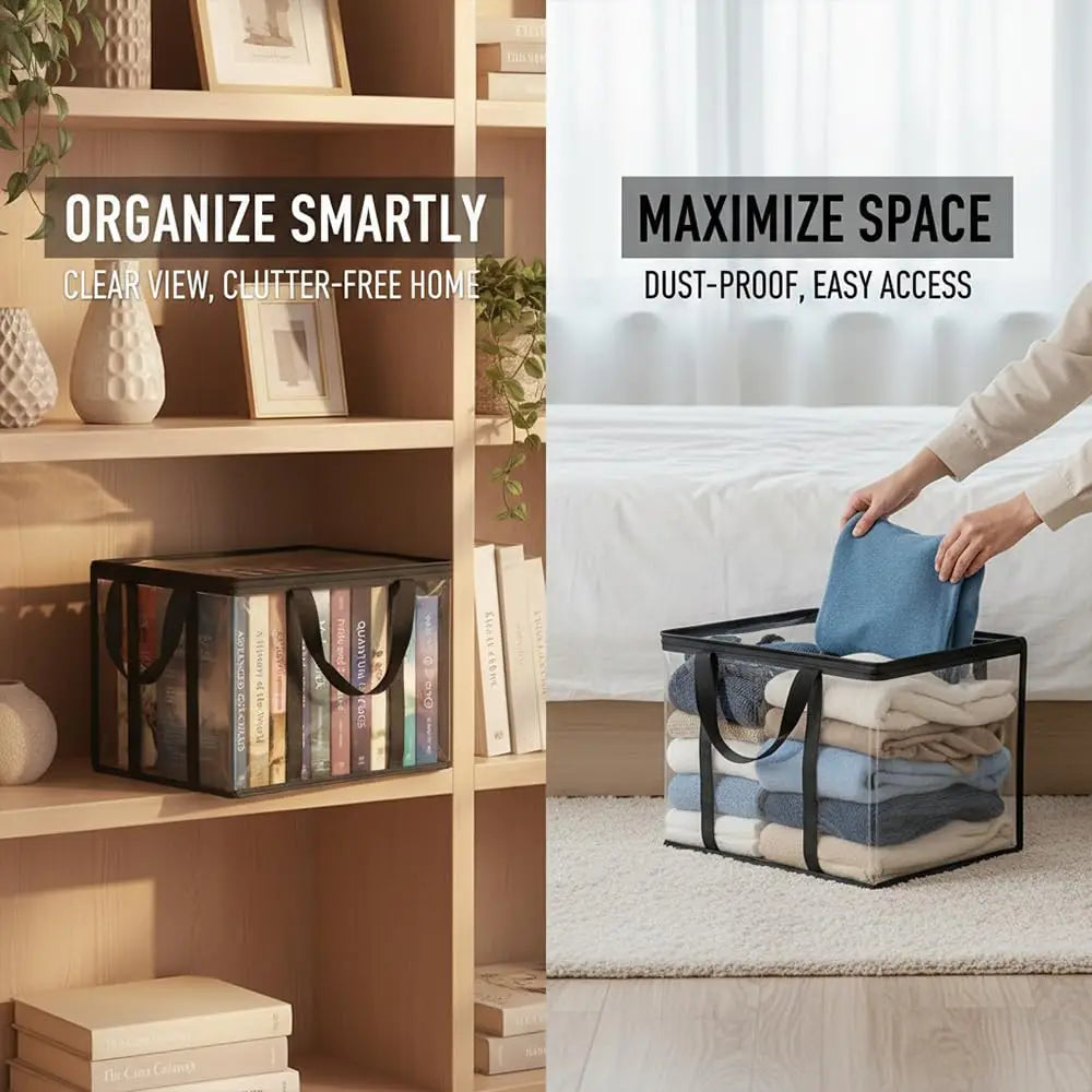 Clear Storage Box for Home Organization