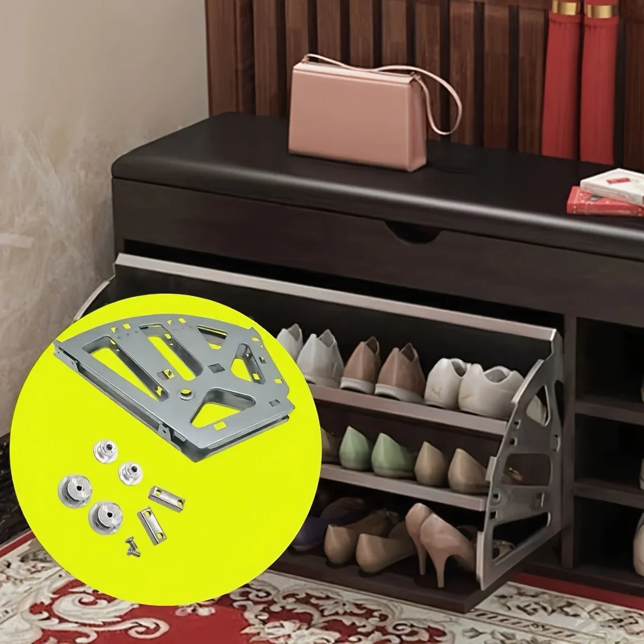3-Tier Foldable Shoe Rack