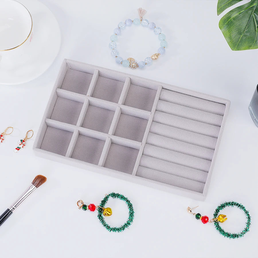 Flocking Jewelry Storage Tray