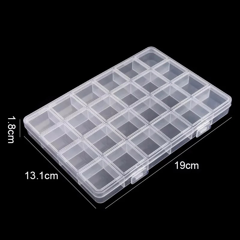 28-Compartment Bead & Jewelry Organizer Box