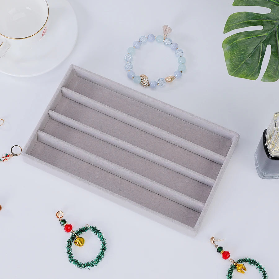 Flocking Jewelry Storage Tray