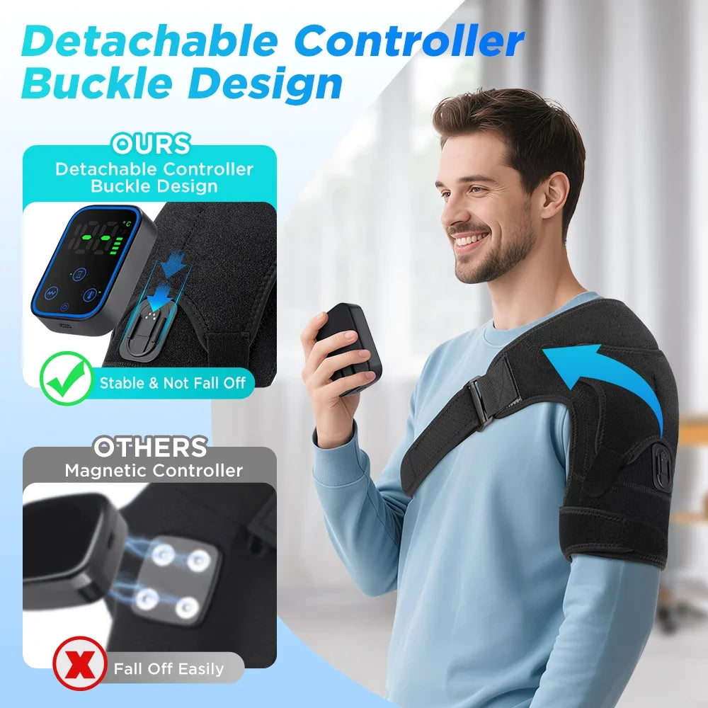 Heated Shoulder Massager with App Control