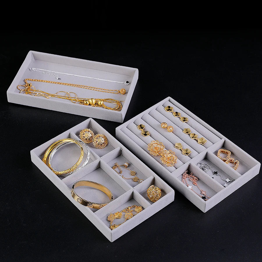 Flocking Jewelry Storage Tray