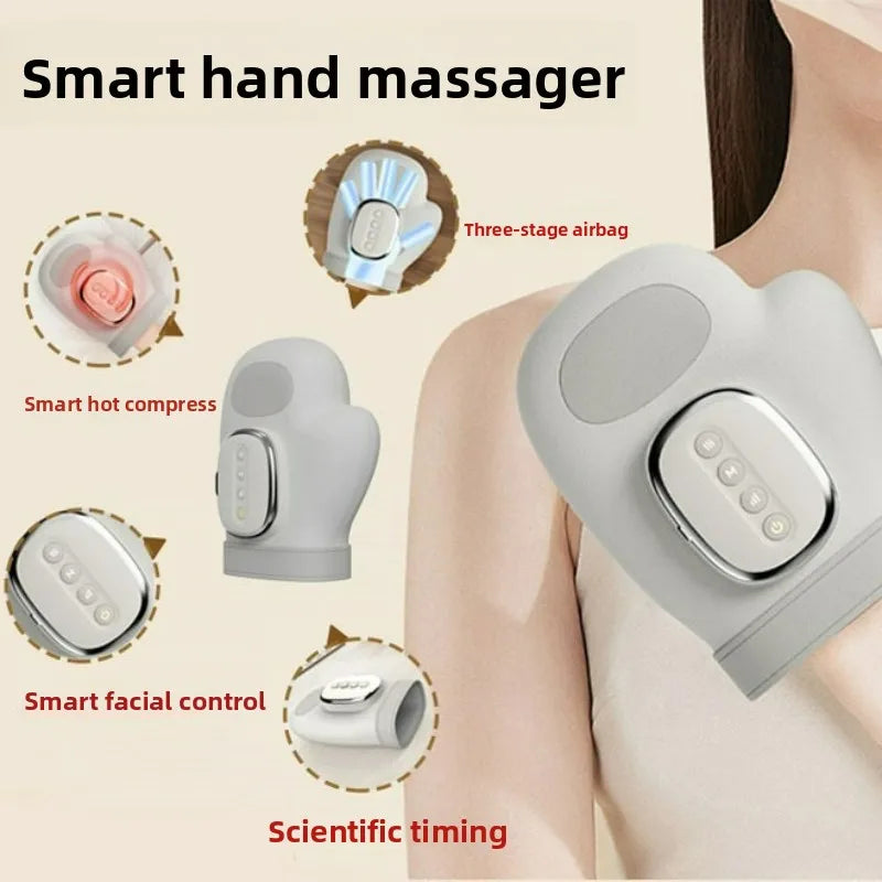 Heated Hand Massager with Compression