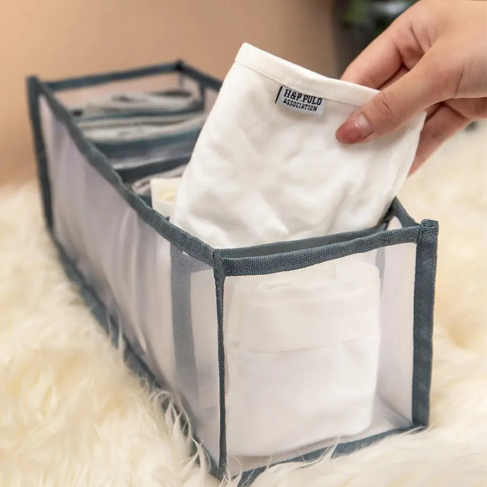 Multi-Grid Underwear Storage Organizer