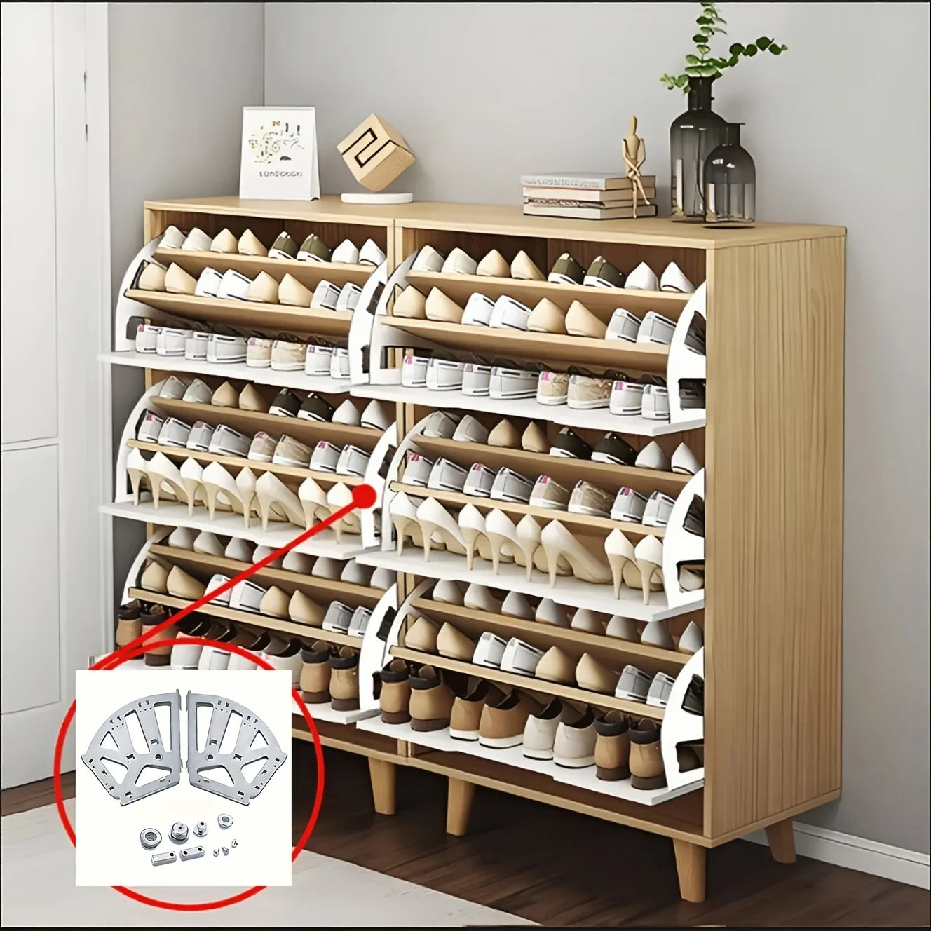 3-Tier Foldable Shoe Rack