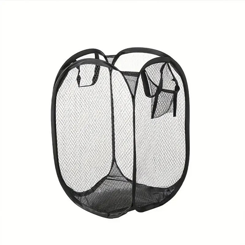 Mesh Laundry Hamper for Home Use
