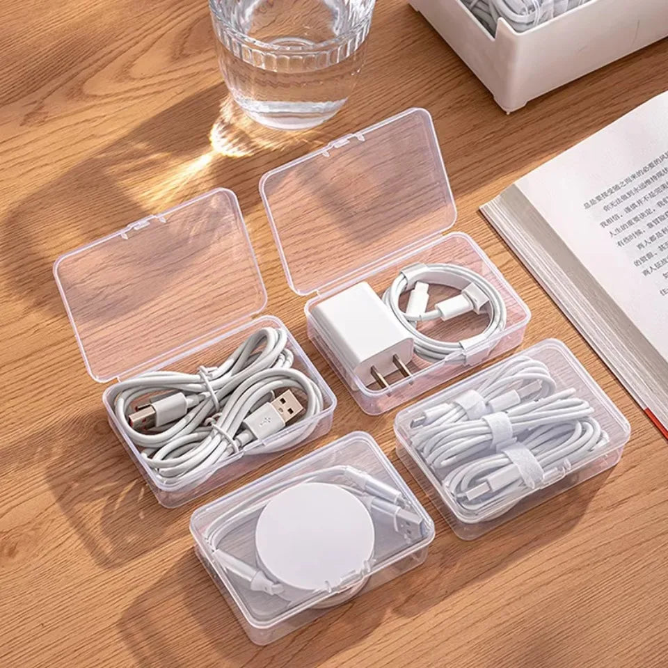 Desk Cable Organizer & Storage Box Set