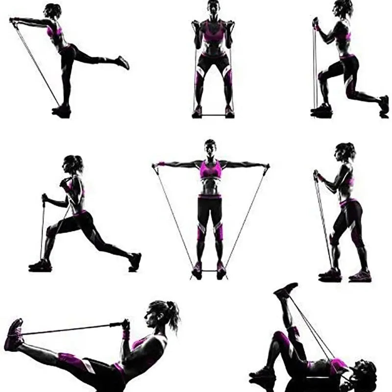 Home Fitness Resistance Bands with Handles