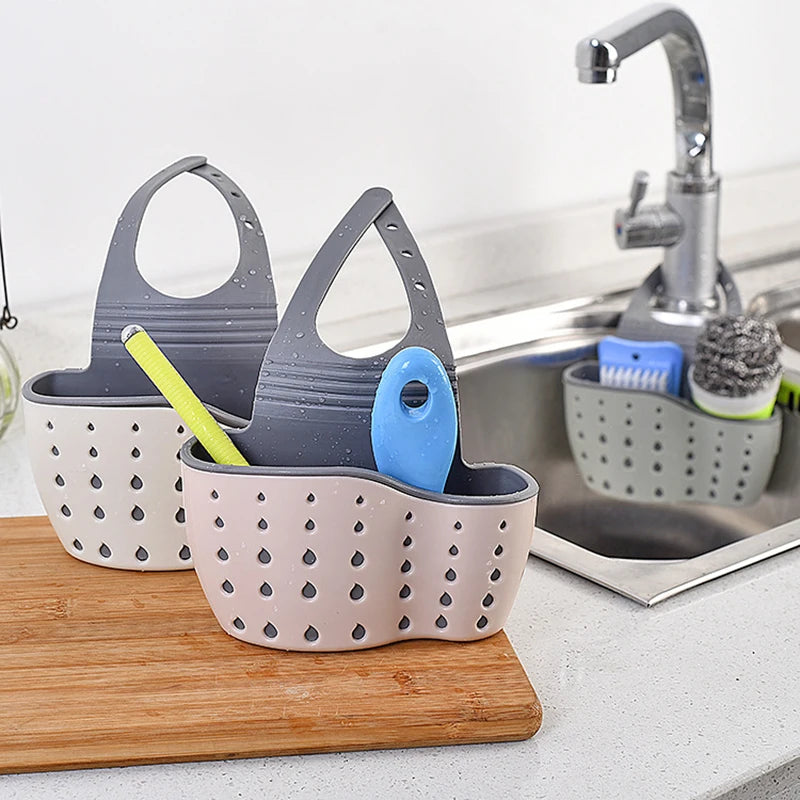 Adjustable Kitchen Sink Drain Basket Holder