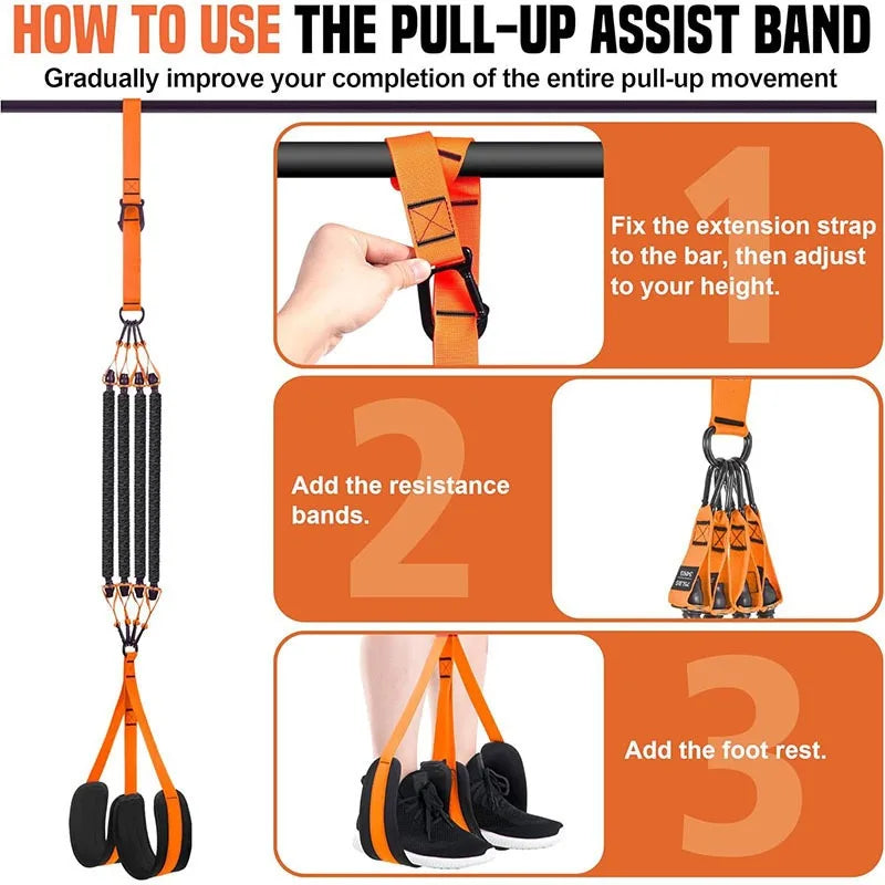 Resistance Stretch Bands for Pull-Ups and Training
