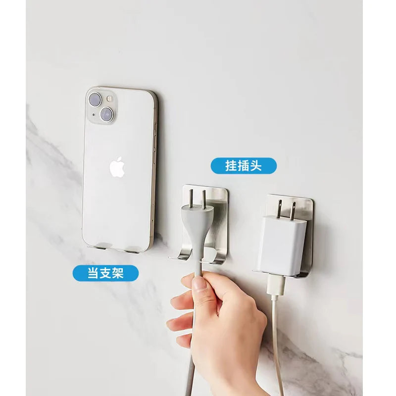 Stainless Steel Wall-Mounted Razor Holder