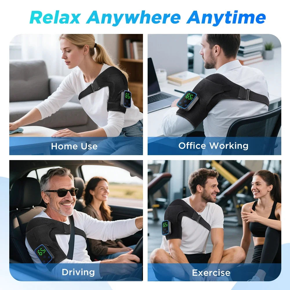 Heated Shoulder Massager with App Control