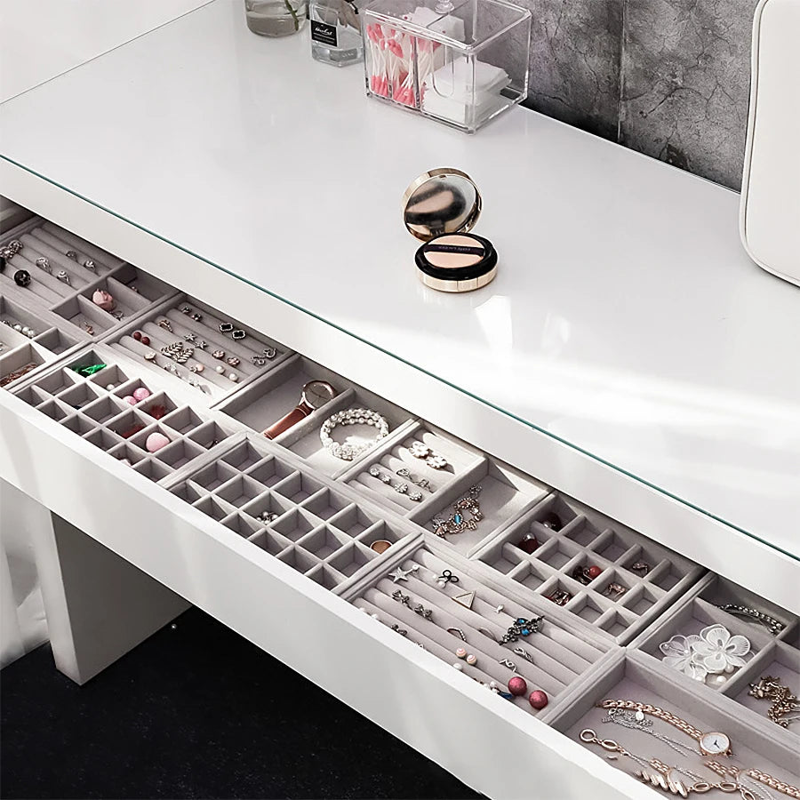 Flocking Jewelry Storage Tray