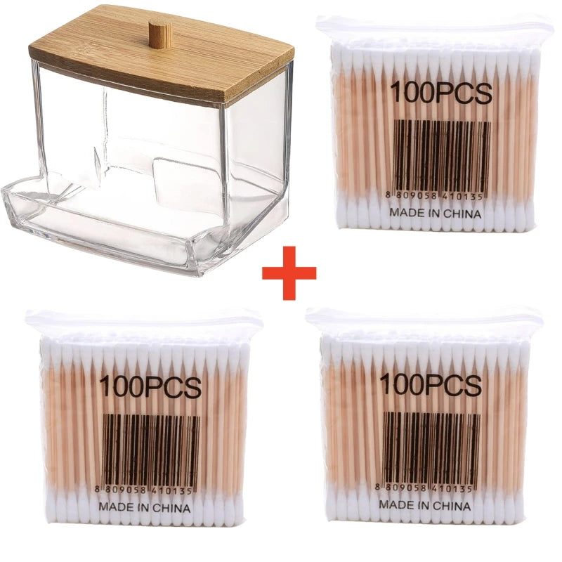 Cotton Swab & Toothpick Storage Box