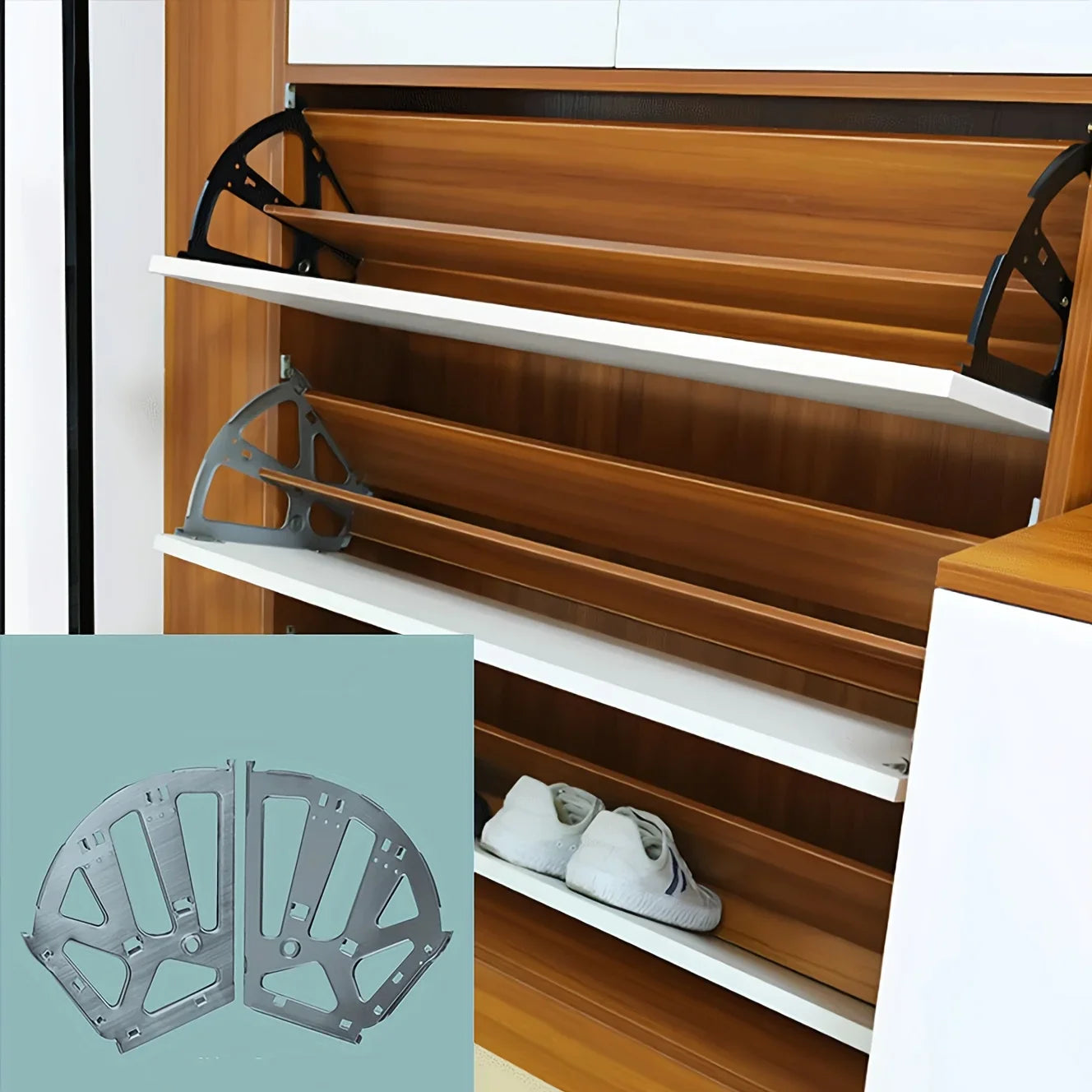 3-Tier Foldable Shoe Rack