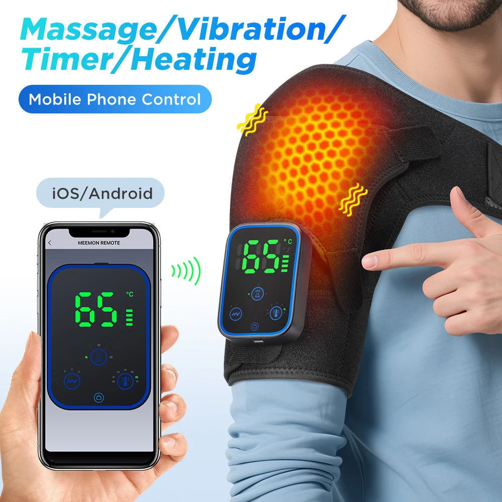 Heated Shoulder Massager with App Control