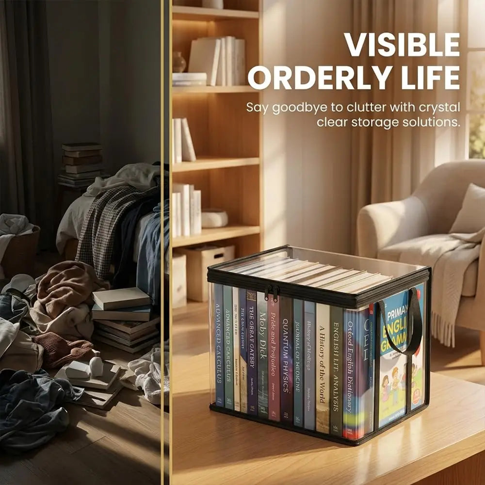 Clear Storage Box for Home Organization