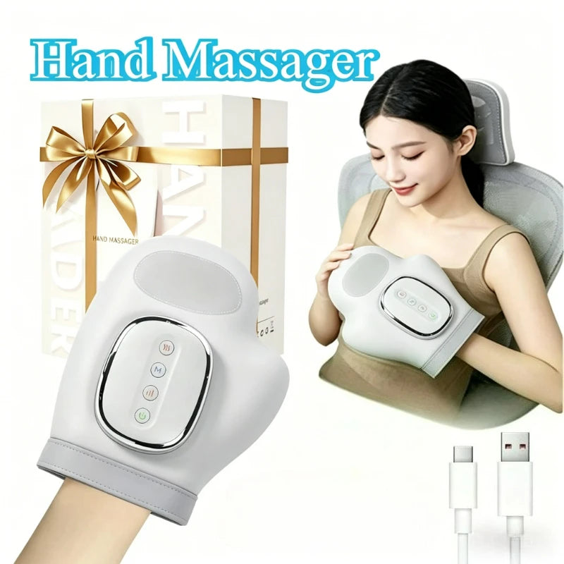 Heated Hand Massager with Compression