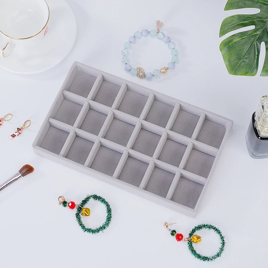 Flocking Jewelry Storage Tray
