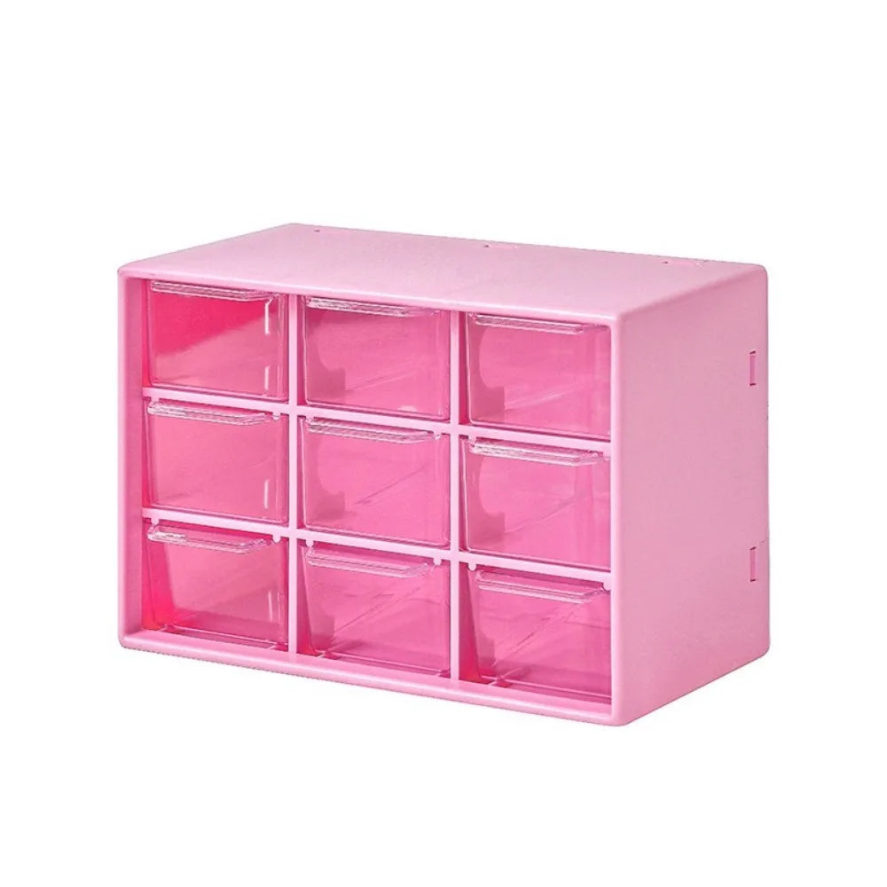 Dustproof Desktop Drawer Organizer with 9 Compartments