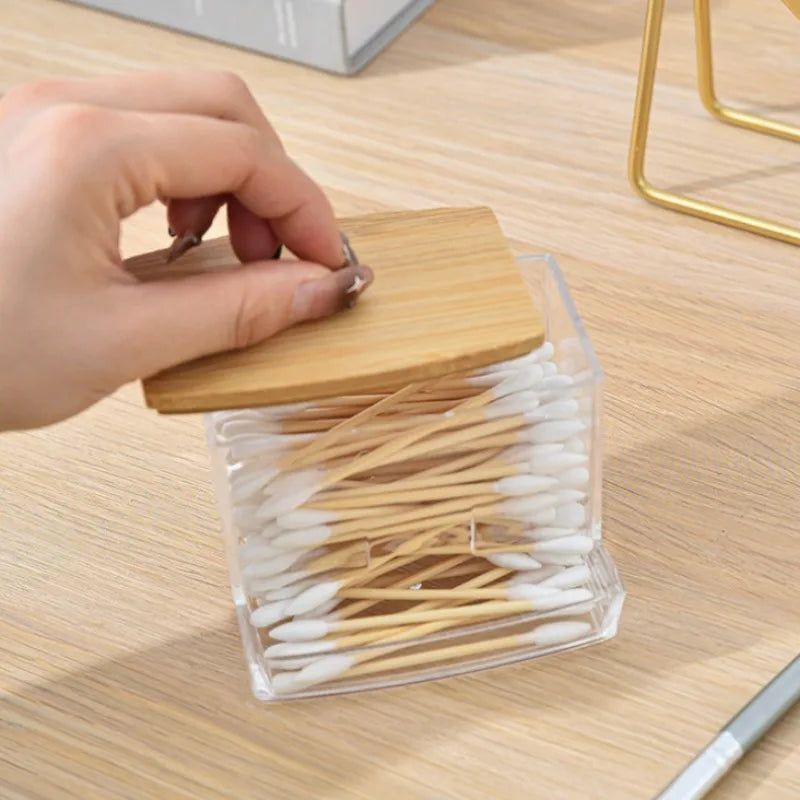 Cotton Swab & Toothpick Storage Box